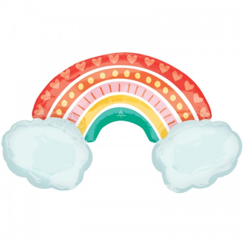 Balão Arco-Íris Retro